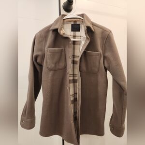 Nomad Boys Fleece Brown Jacket Sz L 14